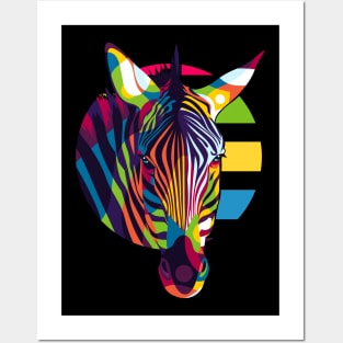 Wild Zebra Posters and Art